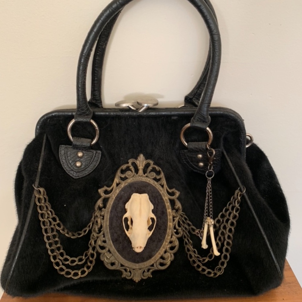 Raccoon Skull Purse